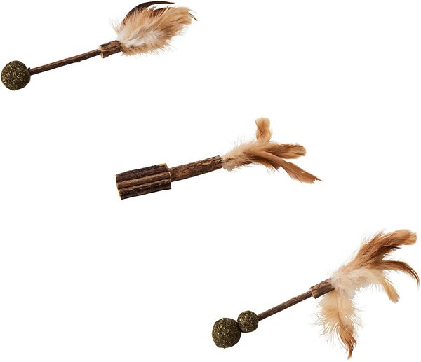 Show full view: Ethical Pet Cat Chew Toy with Catnip, Assorted, Medium slide 1 of 3