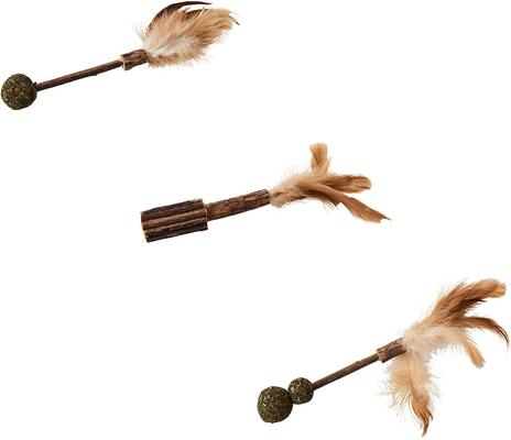 Show full view: Ethical Pet Cat Chew Toy with Catnip, Assorted, Medium slide 1 of 4