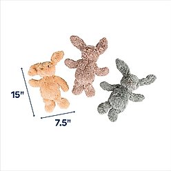 Ethical Pet Cuddle Bunnies Squeaky Plush Dog Toy, Character Varies slide 2 of 2