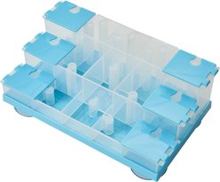 Ethical Pet Doc & Phoebe Puzzle Cat Feeder, Blue/White