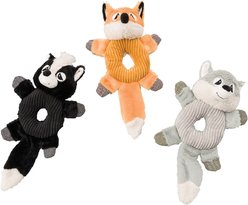 Ethical Pet Donut Crinklers Squeaky Plush Dog Toy, Character Varies