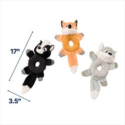 Ethical Pet Donut Crinklers Squeaky Plush Dog Toy, Character Varies slide 2 of 2