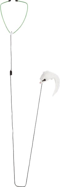 Jouet Pour Chat Souris Rebondissante Avec Herbe à Chat - Accroche Sur Porte - Élastique Réglable