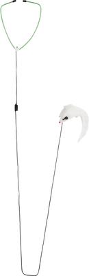 ETHICAL PET Door-Able Bouncing Mouse Cat Toy with Catnip, Color