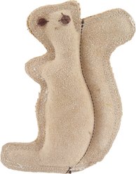 Ethical Pet Dura-Fused Leather Squirrel Dog Toy