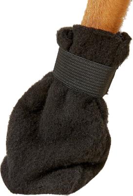 Show full view: Ethical Pet Fashion Lookin' Good Fleece Boots, Black Arctic, 4 count, Medium slide 4 of 5