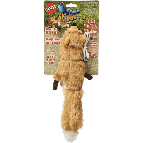 allforpaws Natural Instincts Flapping Bird Cat Toy, Brown