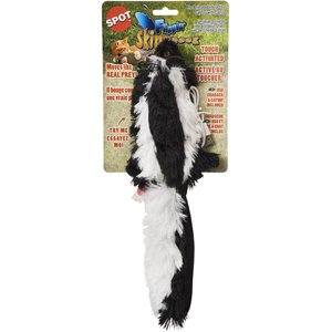 Ethical Pet Flippin' Skinneeez Skunk Exercise Cat Toy with Catnip, Assorted