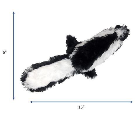 Show full view: Ethical Pet Flippin' Skinneeez Skunk Exercise Cat Toy with Catnip, Assorted slide 5 of 5