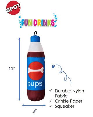 Show full view: Ethical Pet Fun Drink Pupsi Dog Toy slide 4 of 5