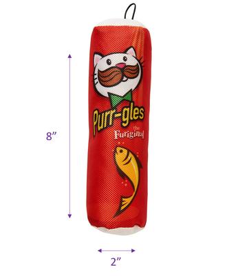 Show full view: Ethical Pet Fun Food Purrgles Plush Cat Toy, 8-in slide 3 of 4