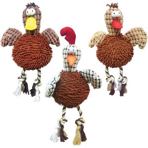 Ethical Pet Gigglers Chicken Plush Dog Toy