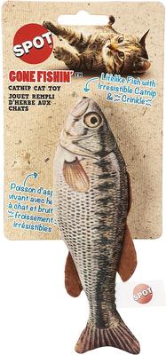 Show full view: Ethical Pet Gone Fishin' & Nip Cat Toy, Color Varies 6.5-in slide 3 of 3