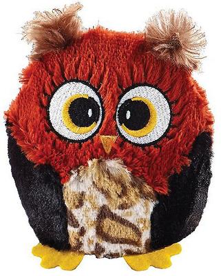 Show full view: Ethical Pet Hoots Owl Squeaky Plush Dog Toy, Color Varies, 3-in slide 1 of 8