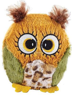 Show full view: Ethical Pet Hoots Owl Squeaky Plush Dog Toy, Color Varies, 3-in slide 3 of 8