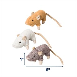 Ethical Pet House Mouse Helen Cat Toy, Color Varies, 4-in, 1 count slide 2 of 2