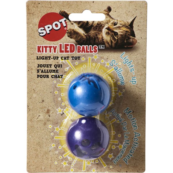 Turbo Krinkle Ball Cat Toy, 2 count