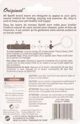Show full view: Ethical Pet Laser Exerciser Original 2 in 1 Dog & Cat Toy slide 5 of 11