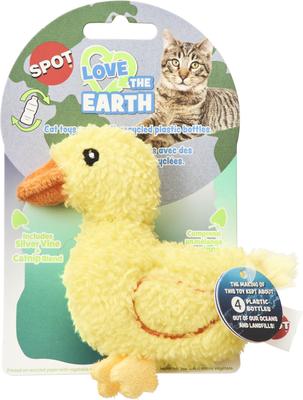 Show full view: Ethical Pet Love The Earth Brnyd Bird Plush Cat Toy, Character Varies, 4-in, 1 count slide 6 of 8