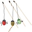 Show in main carousel: Ethical Pet Love The Earth Insect Teaser Wand Cat Toy with Catnip, 1 count, Character Varies slide 1 of 7