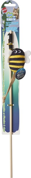 Show full view: Ethical Pet Love The Earth Insect Teaser Wand Cat Toy with Catnip, 1 count, Character Varies slide 3 of 7
