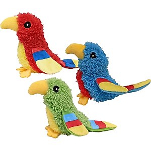Ethical Pet Love The Earth Parrot Plush Cat Toy with Catnip, Assorted