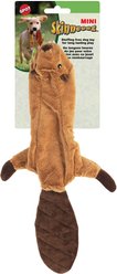 Ethical Pet Mini Skinneeez Beaver Stuffing-Free Squeaky Plush Dog Toy