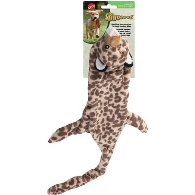 Ethical Pet Ethical Pet Mini Skinneeez Jungle Cat Stuffing-Free Squeaky Plush Dog Toy, Character Varies