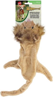 Show full view: Ethical Pet Mini Skinneeez Jungle Cat Stuffing-Free Squeaky Plush Dog Toy, Character Varies slide 2 of 4