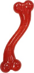 Ethical Pet Play Strong Rubber S-shaped Tough Dog Chew Toy, 12-in