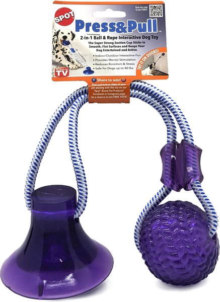 Ethical Pet Press & Pull Exercise Dog Toy, Assorted