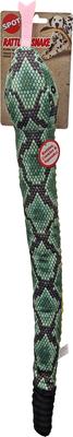 Show full view: Ethical Pet Rattler Snake Squeaky Plush Dog Toy, Color Varies slide 3 of 3