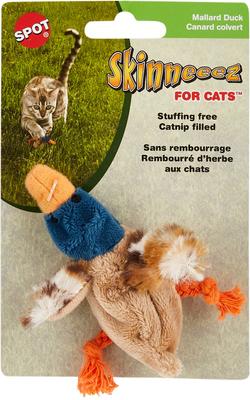Show full view: Ethical Pet Skinneeez Barnyard Creature Stuffing-Free Plush Cat Toy with Catnip, Color Varies slide 3 of 7