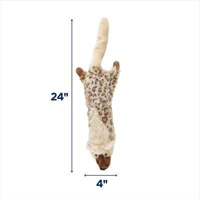 Show full view: Ethical Pet Skinneeez Big Bite Jackal Stuffing-Free Squeaky Plush Dog Toy slide 2 of 2