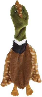 Show full view: Ethical Pet Skinneeez Crinklers Bird Stuffing-Free Squeaky Plush Dog Toy, Color Varies, 14-in slide 4 of 7