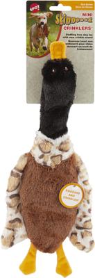 Show full view: Ethical Pet Skinneeez Crinklers Bird Stuffing-Free Squeaky Plush Dog Toy, Color Varies, 14-in slide 5 of 7