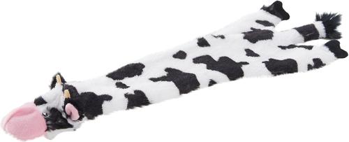 Show full view: Ethical Pet Skinneeez Crinklers Cow Stuffing-Free Squeaky Plush Dog Toy, 14-in slide 4 of 6