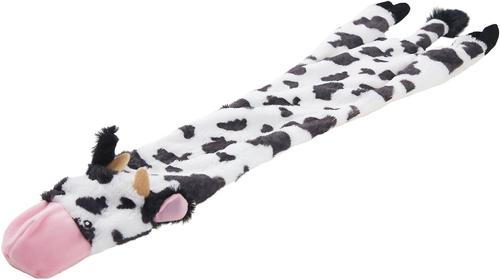 Show full view: Ethical Pet Skinneeez Crinklers Cow Stuffing-Free Squeaky Plush Dog Toy, 23-in slide 4 of 7