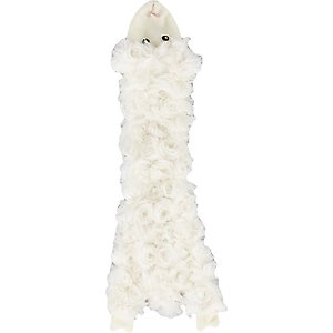 Ethical Pet Skinneeez Crinklers Lamb Stuffing-Free Squeaky Plush Dog Toy, 14-in
