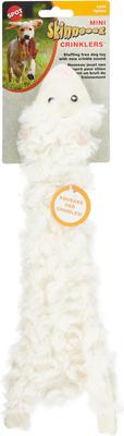 Show full view: Ethical Pet Skinneeez Crinklers Lamb Stuffing-Free Squeaky Plush Dog Toy, 14-in slide 2 of 5