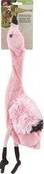 Ethical Pet Skinneeez Exotic Series Pink Flamingo Stuffing-Free Squeaky Plush Dog Toy slide 2 of 5
