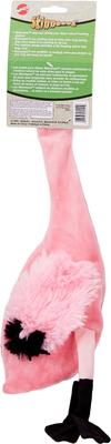 Show full view: Ethical Pet Skinneeez Exotic Series Pink Flamingo Stuffing-Free Squeaky Plush Dog Toy slide 3 of 7