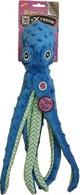 Show full view: Ethical Pet Skinneeez Extreme Octopus Stuffing-Free Squeaky Plush Dog Toy, Color Varies slide 2 of 5