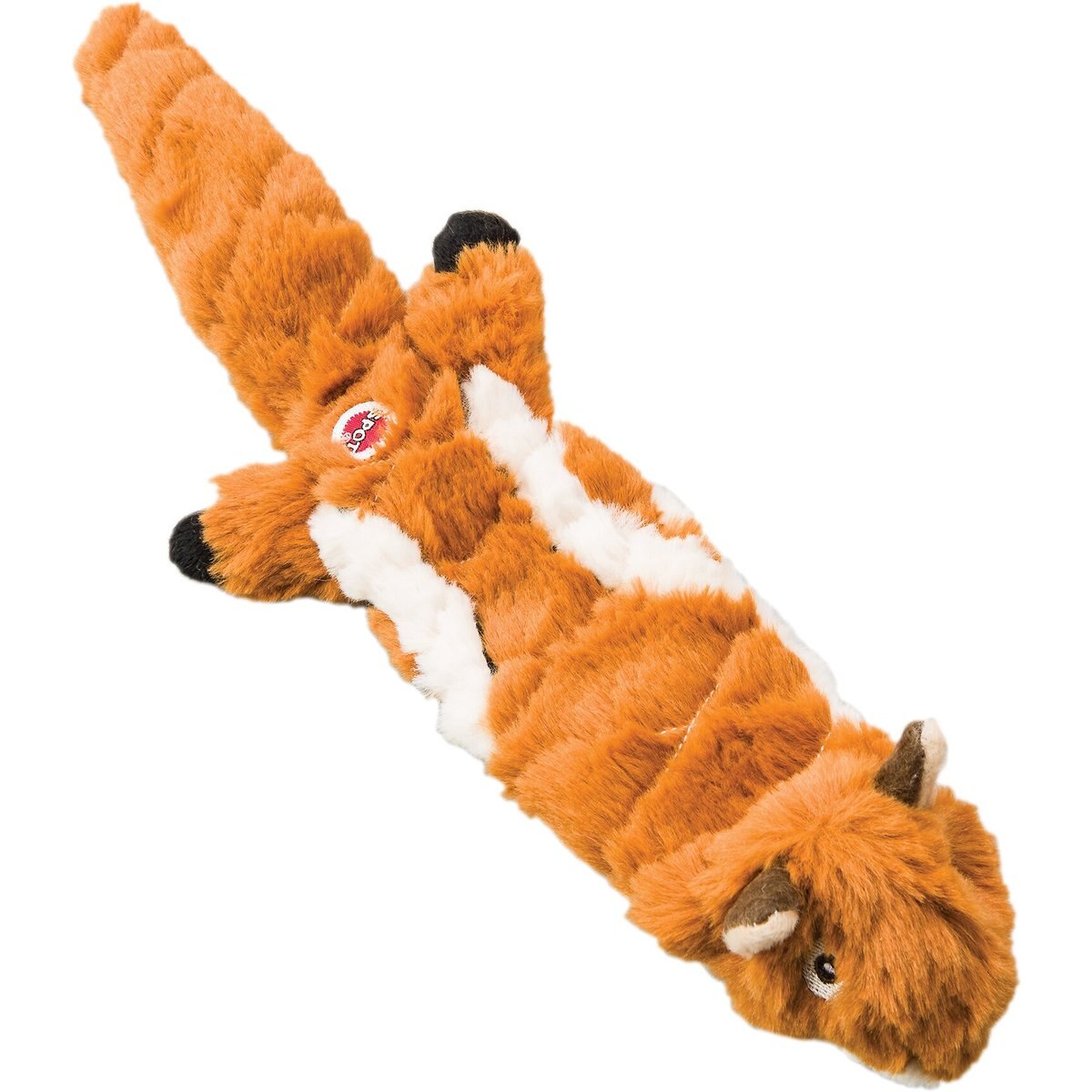 Ethical Pet Skinneeez Extreme Quilted Chimpmunk Stuffing-Free Squeaky Plush Dog Toy, Large