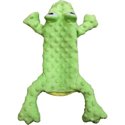 Ethical Pet Ethical Pet Skinneeez Extreme Stuffer Frog Stuffing-Free Squeaky Plush Dog Toy
