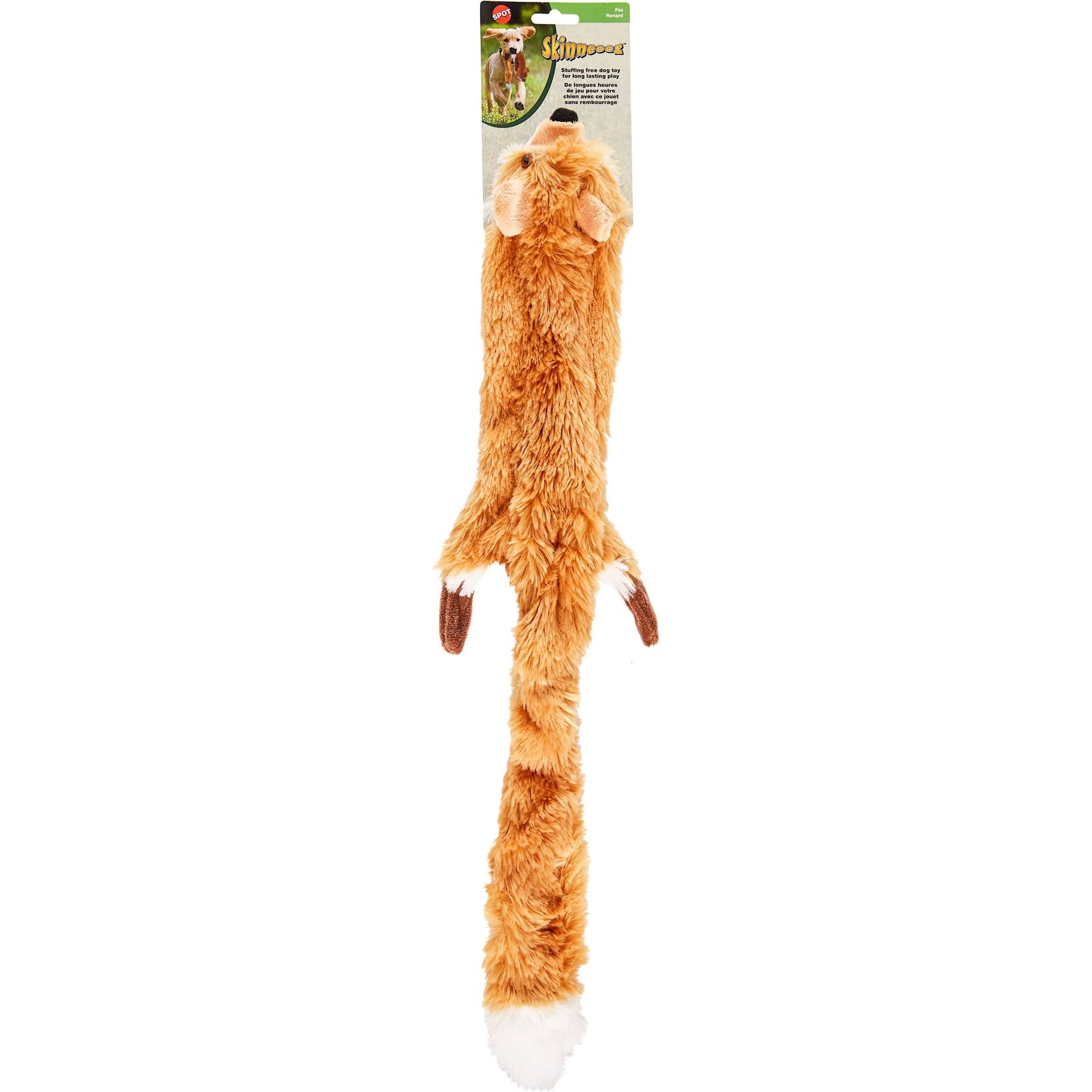 ETHICAL PET Skinneeez Forest Series Fox Stuffing-Free