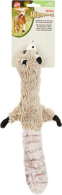 Show full view: Ethical Pet Skinneeez Forest Series Raccoon Stuffing-Free Squeaky Plush Dog Toy, 14-in slide 2 of 6