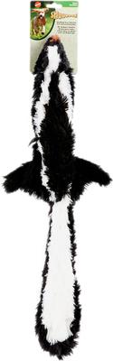 Show full view: Ethical Pet Skinneeez Forest Series Skunk Stuffing-Free Squeaky Plush Dog Toy, 23-in slide 4 of 7