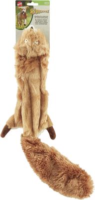 Show full view: Ethical Pet Skinneeez Forest Series Squirrel Stuffing-Free Squeaky Plush Dog Toy, 23-in slide 2 of 6
