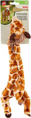 Show full view: Ethical Pet Skinneeez Giraffe Stuffing-Free Squeaky Plush Dog Toy, 14-in slide 3 of 6